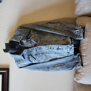 Jean Denim Jacket Plus Size